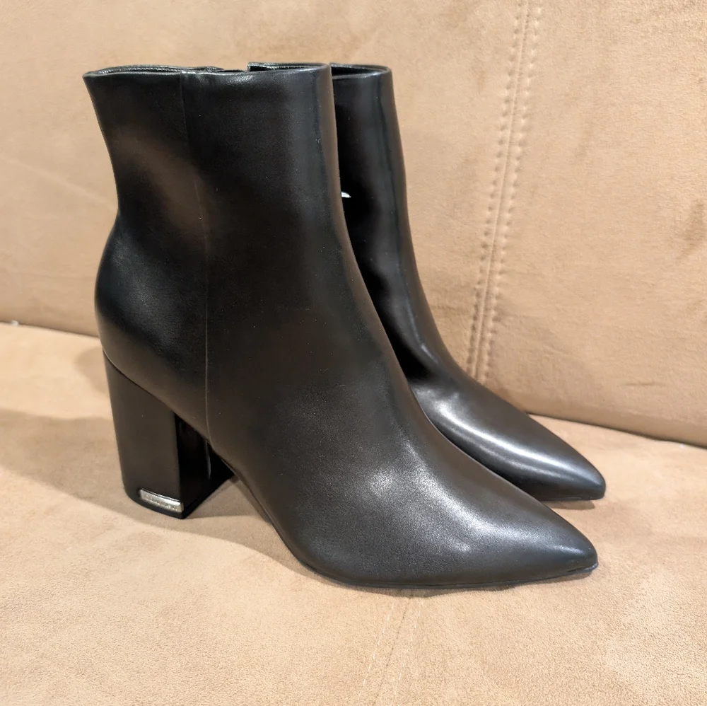 Calvin Klein​Point-Toe Ankle Booties